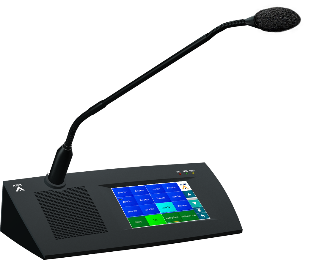 TouchPanel Paging Mic Consoles